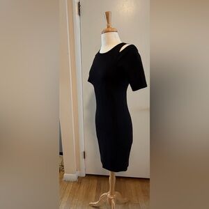 French Connection Black Body Con Dress